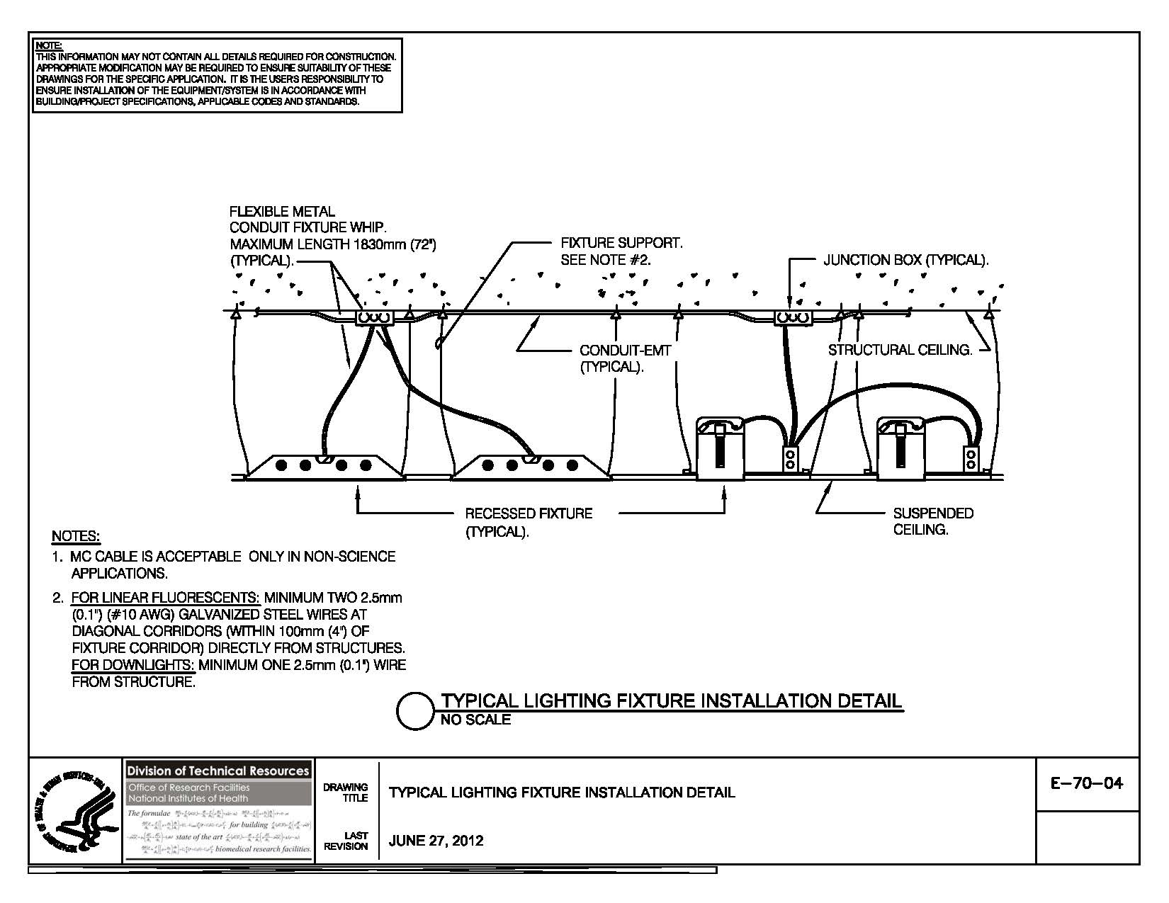 NIH Standard CAD Details 